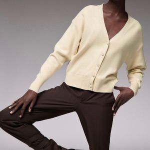 ZARA JEWEL BUTTON KNIT CARDIGAN